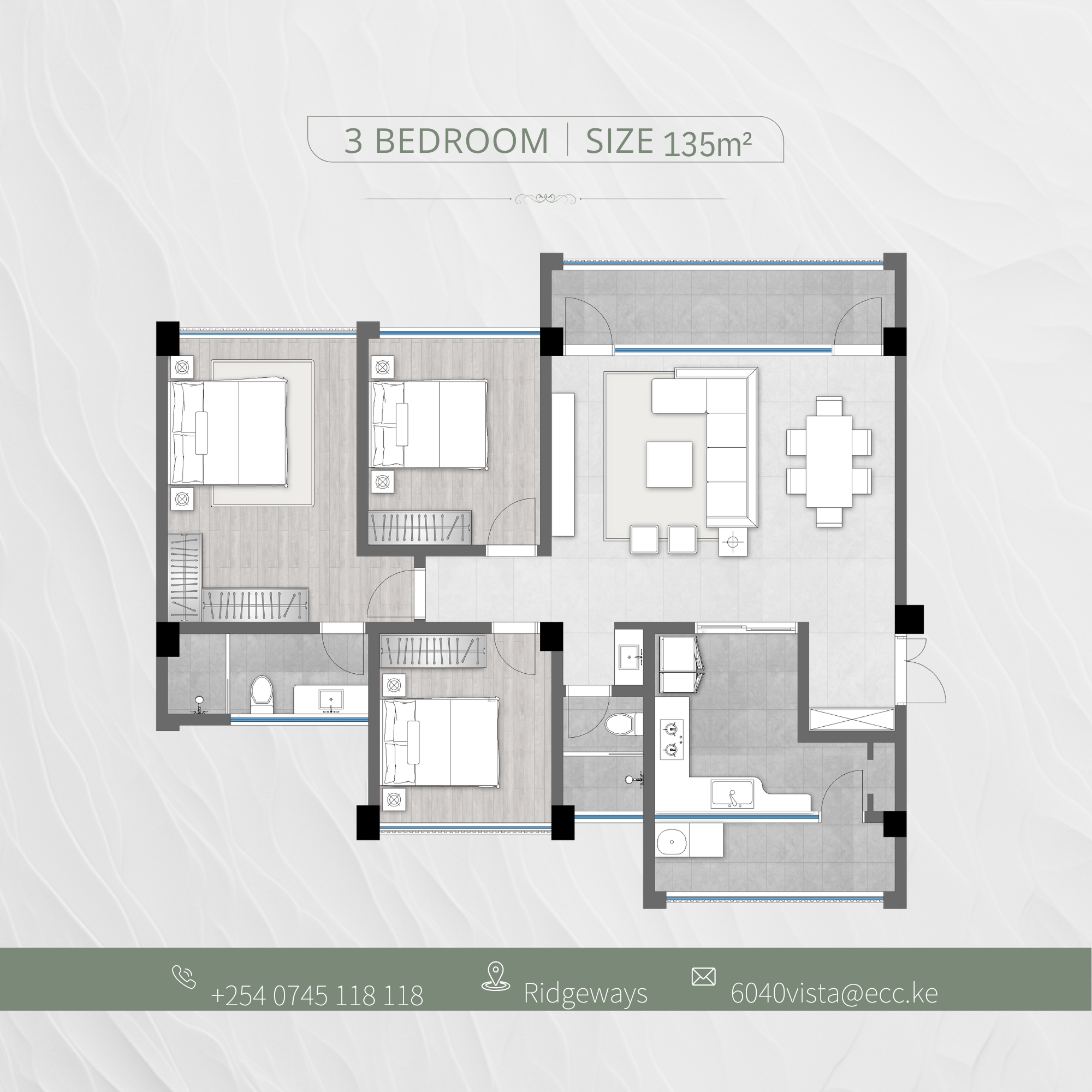 3BR Floor Plan